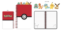 Thumbnail for Pokemon Pokeball Starters  Spiral 5 Tabbed Notebook-5x8 in 

 – 30 pc ppk ($6.00 each)