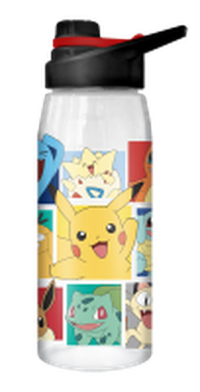 Thumbnail for Pokemon Grid Color Blocks  28oz Water Bottle w Screw Lid – 12 pc ppk ($5.50 each)