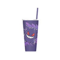 Thumbnail for Pokemon Canvas Art Gangar  22oz Double Walled Stainless Steel Tumbler w Straw – 12 pc ppk ($12.50 each)