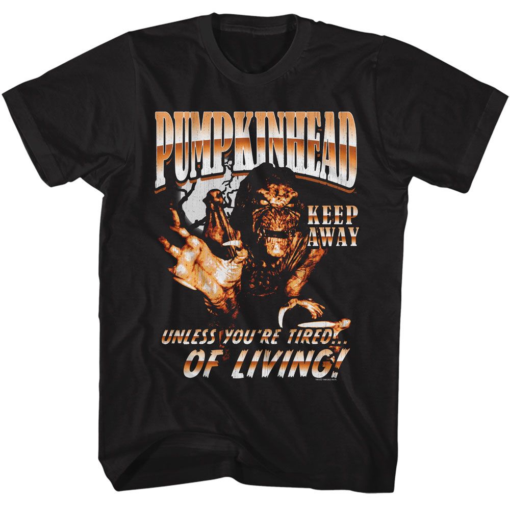 PUMPKINHEAD-PUMPKINHEAD KEEP AWAY-BLACK ADULT S/S TSHIRT