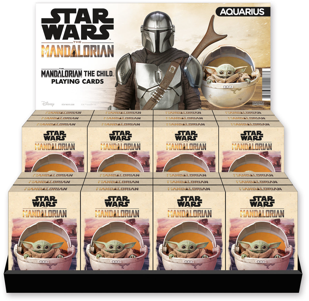 24 Playing Cards Pre-pack - The Mandalorian - The Child (1 Title x 24) – 1 PC PPK