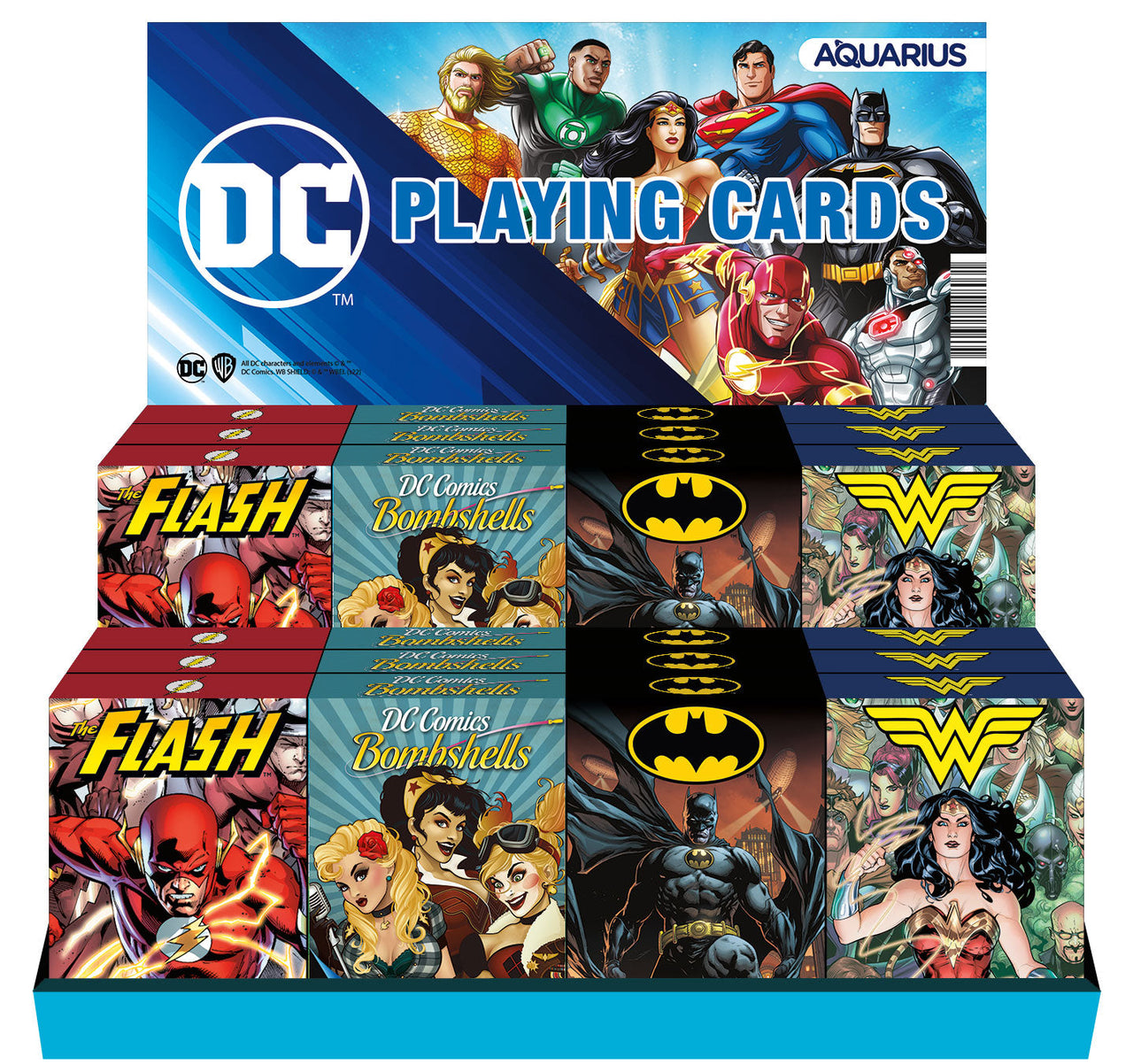 24 Playing Cards Pre-pack - DC Comics (4 Titles x 6) – 1 PC PPK