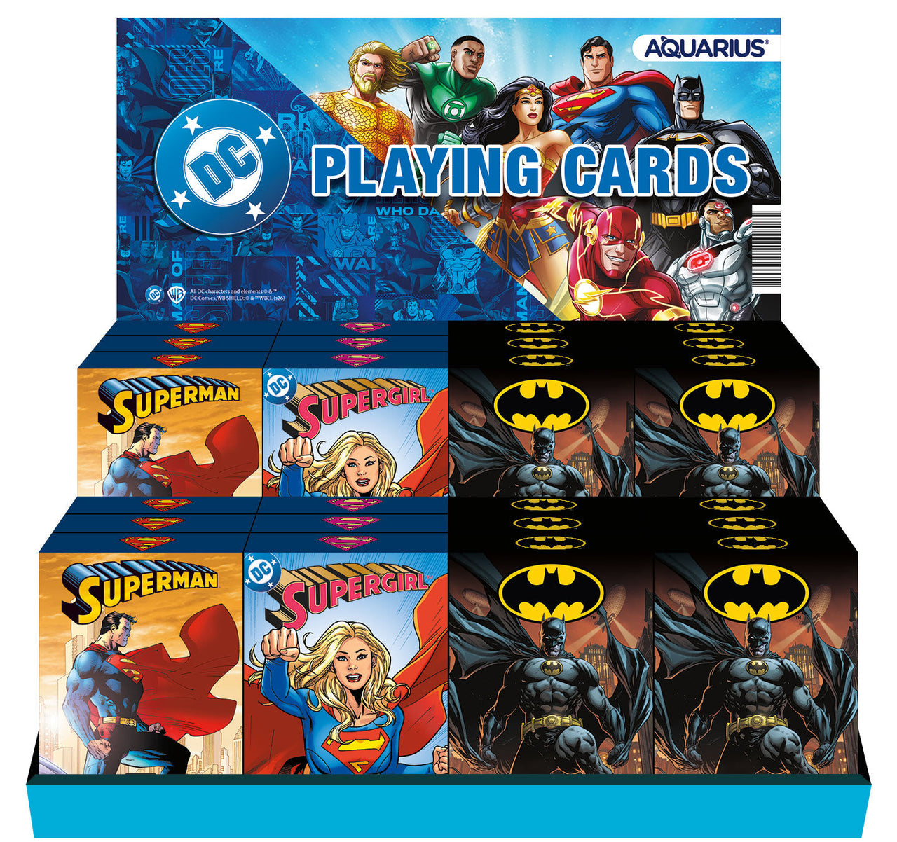 24 Playing Cards Pre-pack - DC Comics  – 1 PC PPK ($88.80 each)