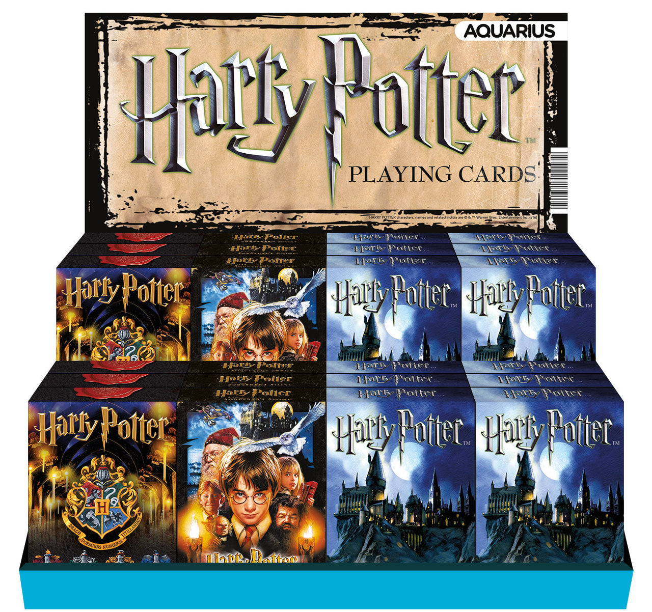 24 Playing Cards Pre-pack - Harry Potter (4 Titles x 6) – 1 PC PPK