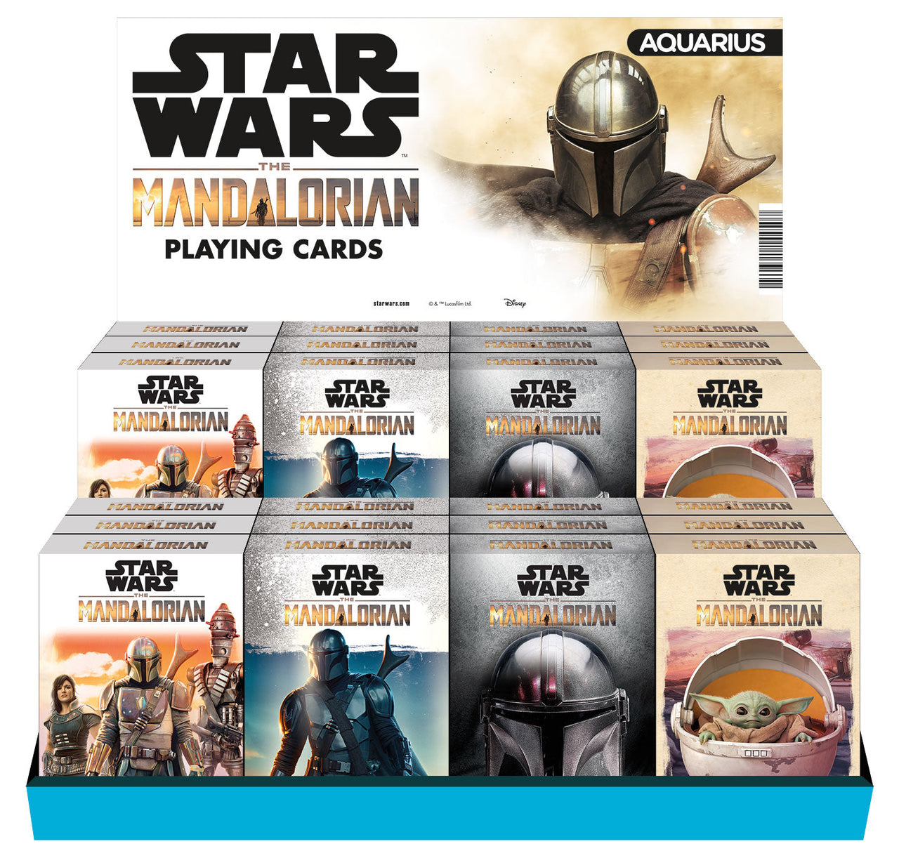 24 Playing Cards Pre-pack - The Mandalorian (Assorted) – 1 PC PPK