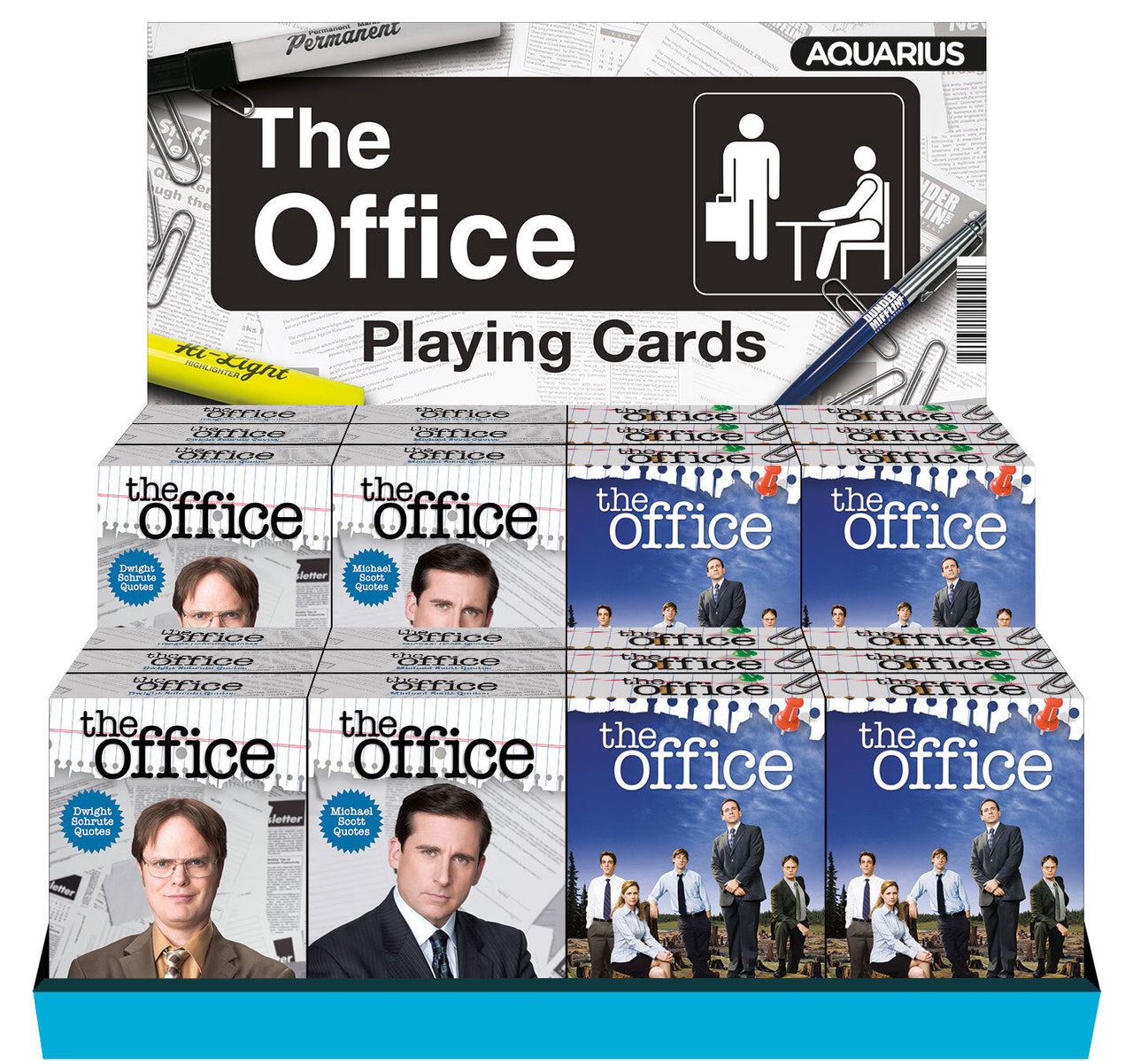 24 Playing Cards Pre-pack - The Office (4 Titles x 6) – 1 PC PPK