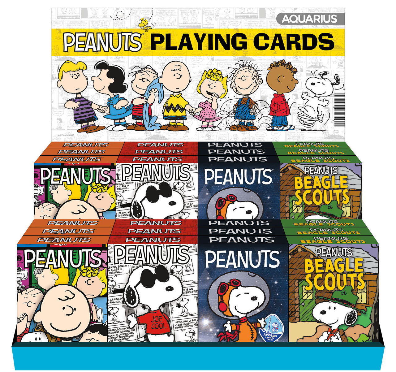 24 Playing Cards Pre-pack - Peanuts (4 Titles x 6) – 1 PC PPK