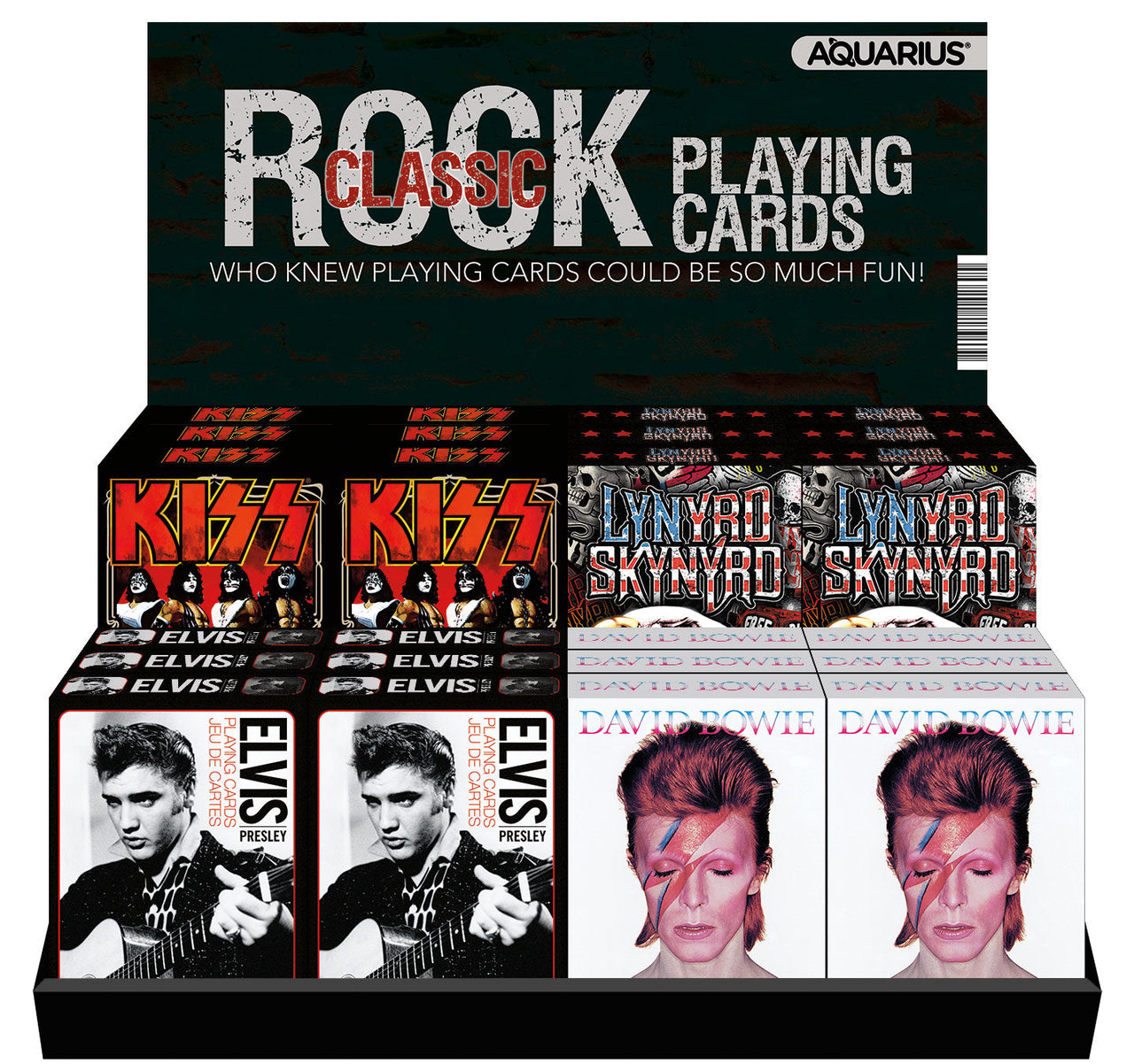 24 Playing Cards Pre-pack - Classic Rock (Assorted) – 1 PC PPK ($88.80 each)