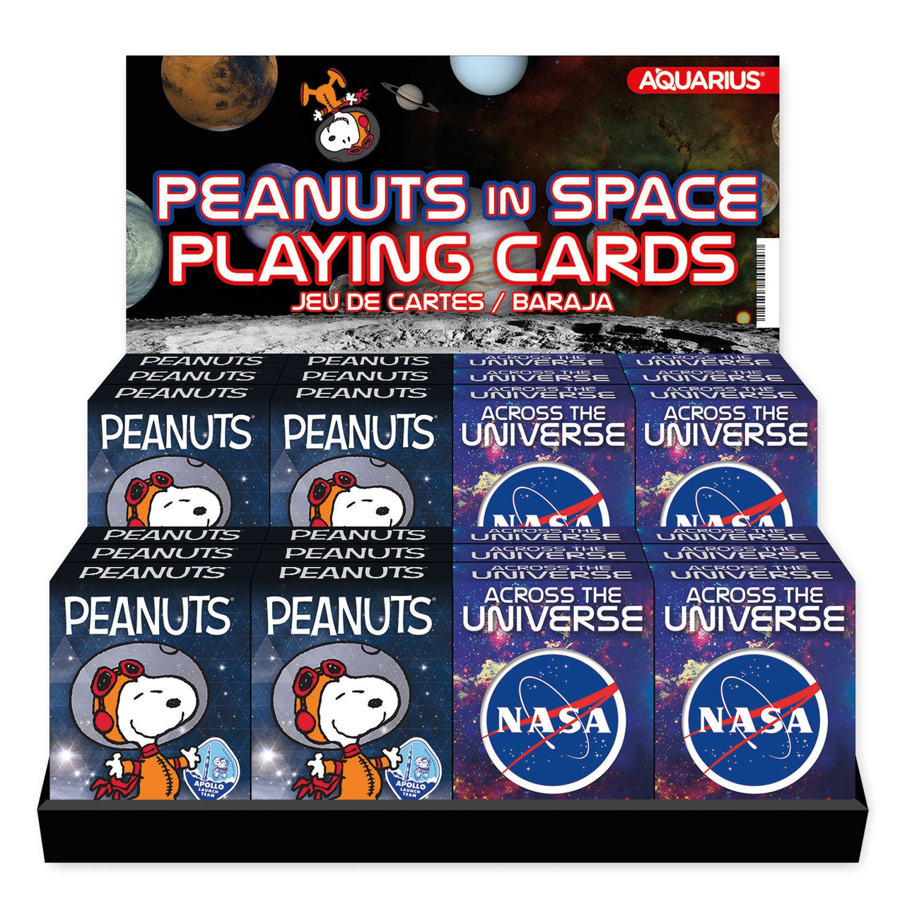 24 Playing Cards Pre-pack - Peanuts Snoopy in Space Space – 1 PC PPK