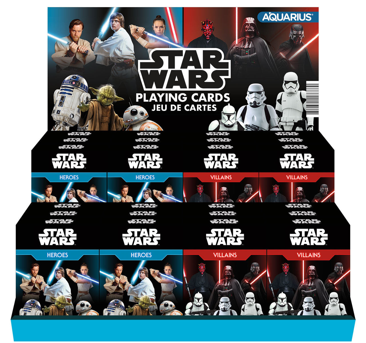 24 Playing Cards Pre-pack - Star Wars Light vs Dark – 1 PC PPK