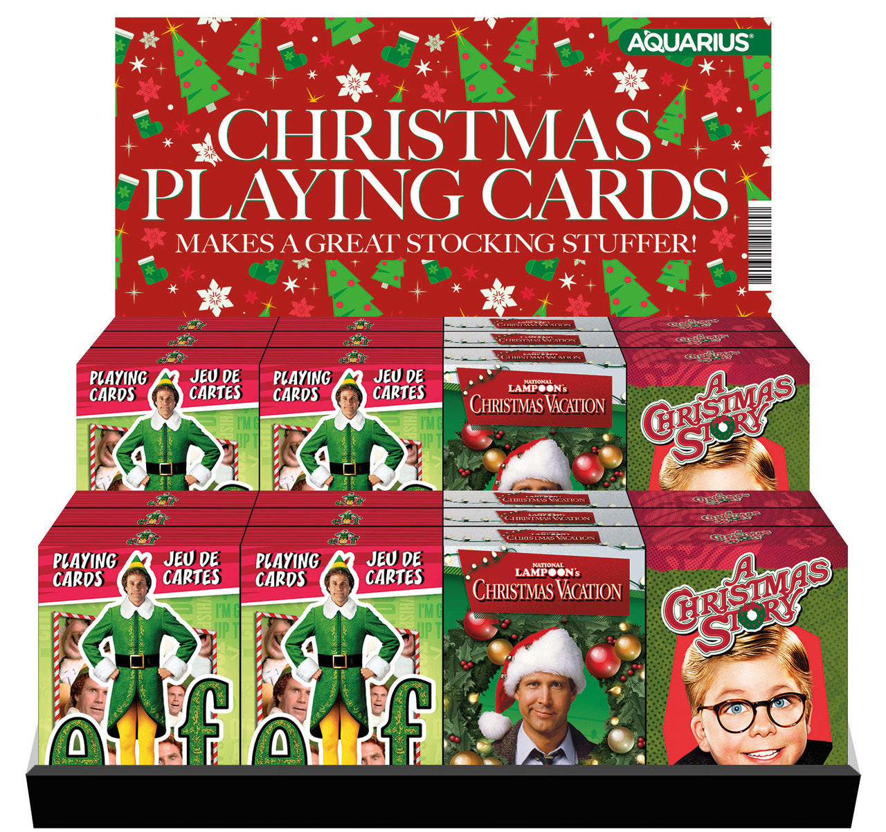24 Playing Cards Pre-pack - Novelty Christmas (Assorted) – 1 PC PPK ($88.80 each)