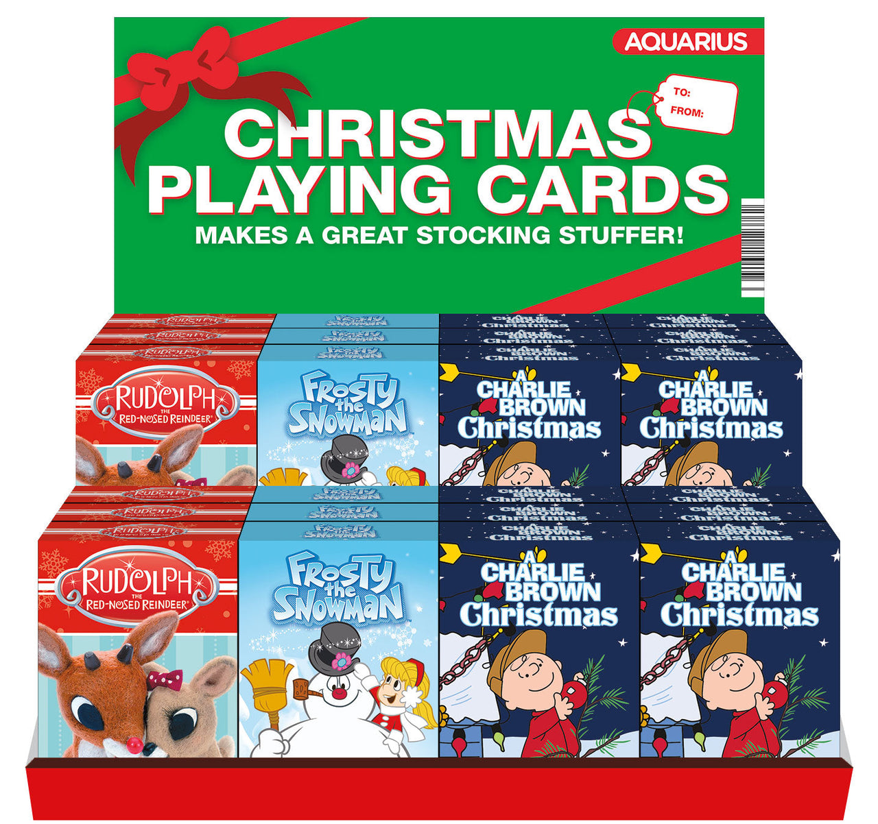 24 Playing Cards Pre-pack - Traditional Christmas (4 Titles x 6) – 1 PC PPK