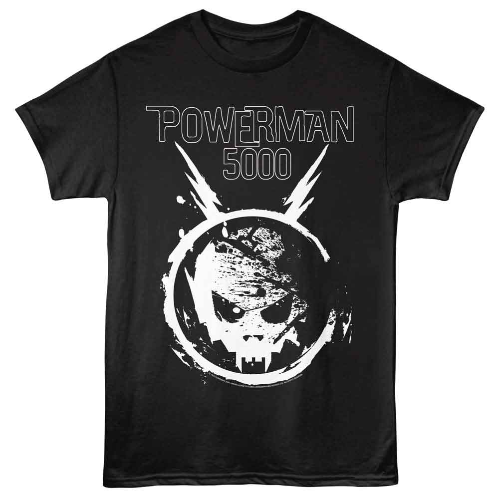 Powerman 5000 - Space Skull Logo T-Shirt