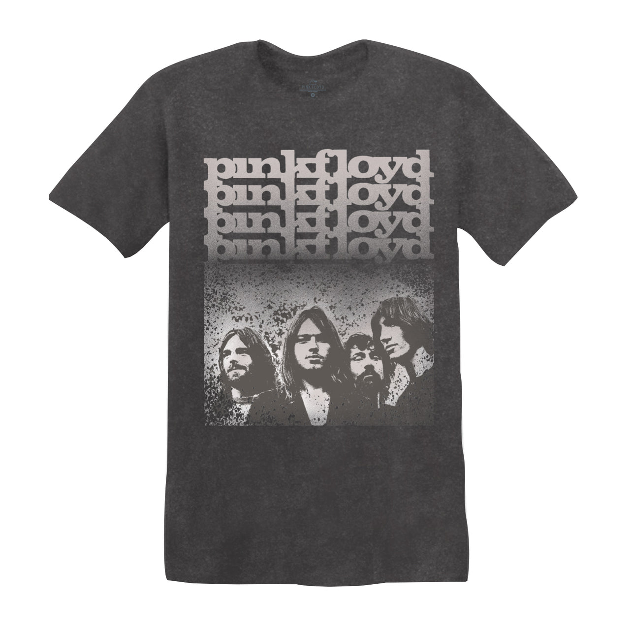 PINK FLOYD REPEATED PIGMENT BLACK S/S UNISEX TSHIRT