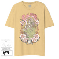 Thumbnail for PINK FLOYD - PINK LADY MINERAL WASH OVERSIZED JUNIORS T-SHIRT