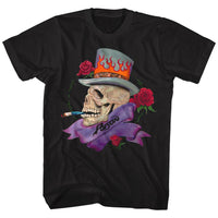 Thumbnail for POISON-SKULL SMOKIN POISON-BLACK ADULT S/S TSHIRT