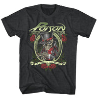 Thumbnail for POISON-IN POISON WE TRUST-BLACK HEATHER ADULT S/S TSHIRT