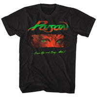 Thumbnail for POISON-OPEN UP AND SAY AHH-BLACK ADULT S/S TSHIRT