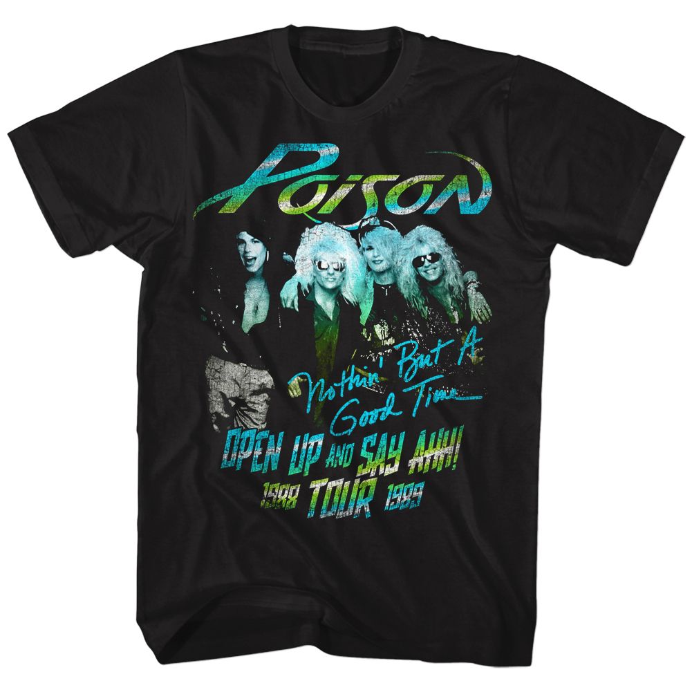 POISON-TOUR SHIRT-BLACK ADULT S/S TSHIRT