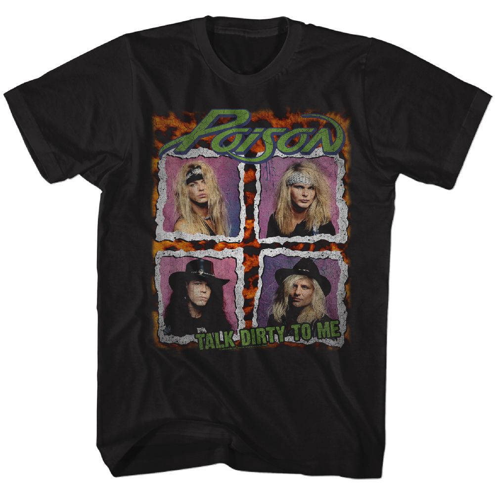 POISON-DIST TOUR SHIRT-BLACK ADULT S/S TSHIRT