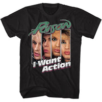 Thumbnail for POISON-IWANTACTION-BLACK ADULT S/S TSHIRT