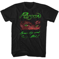 Thumbnail for POISON-OPEN UP-BLACK ADULT S/S TSHIRT