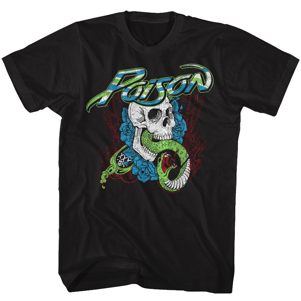 POISON-POISON-BLACK ADULT S/S TSHIRT