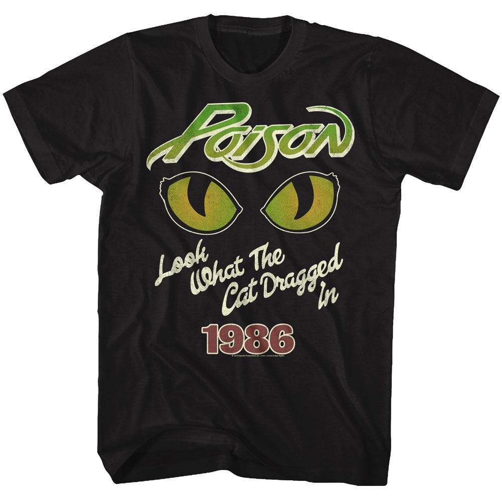 POISON-EYES-BLACK ADULT S/S TSHIRT
