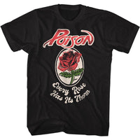 Thumbnail for POISON-EVERY ROSE-BLACK ADULT S/S TSHIRT