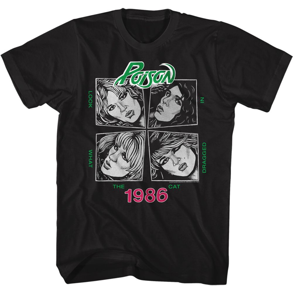 POISON-SKETCHED-BLACK ADULT S/S TSHIRT