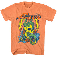 Thumbnail for Poison - Poison Snake Skull T-Shirt