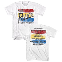 Thumbnail for THE POLICE-SYNCHRONICITY-WHITE ADULT S/S TSHIRT