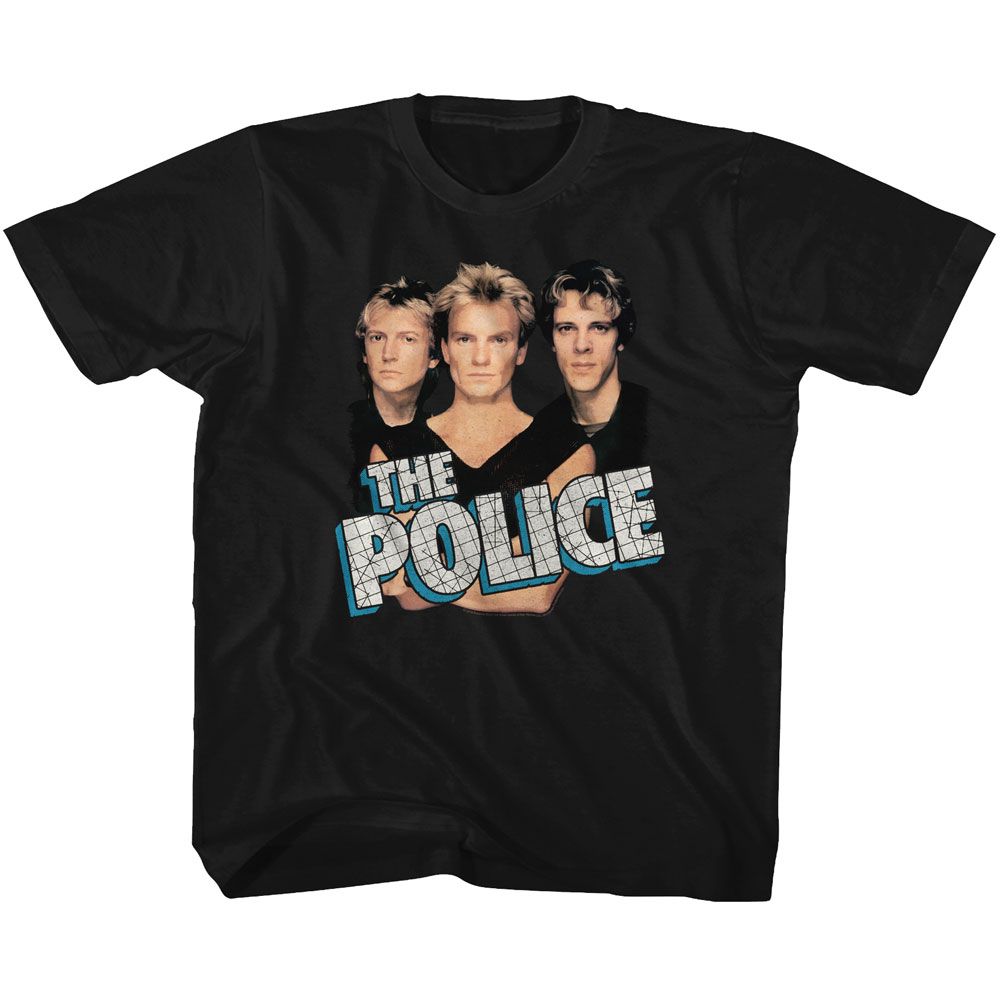 THE POLICE-BOYSNBLUE-BLACK TODDLER S/S TSHIRT