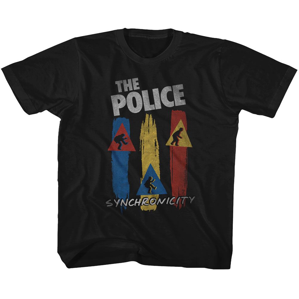 THE POLICE-SYNCHRO-BLACK YOUTH S/S TSHIRT