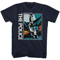 Thumbnail for THE POLICE-MESSAGE IN A BOTTLE-NAVY ADULT S/S TSHIRT