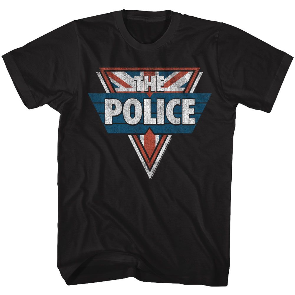 THE POLICE-THE POLICE-BLACK ADULT S/S TSHIRT