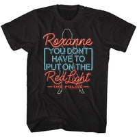 Thumbnail for THE POLICE-NEON ROXANNE-BLACK ADULT S/S TSHIRT