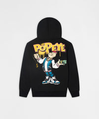 Thumbnail for Popeye Money Graphic Long Sleeve Hoodie