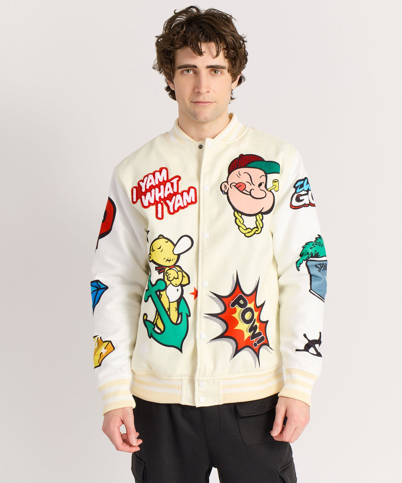 Popeye I Yam Varsity Jacket