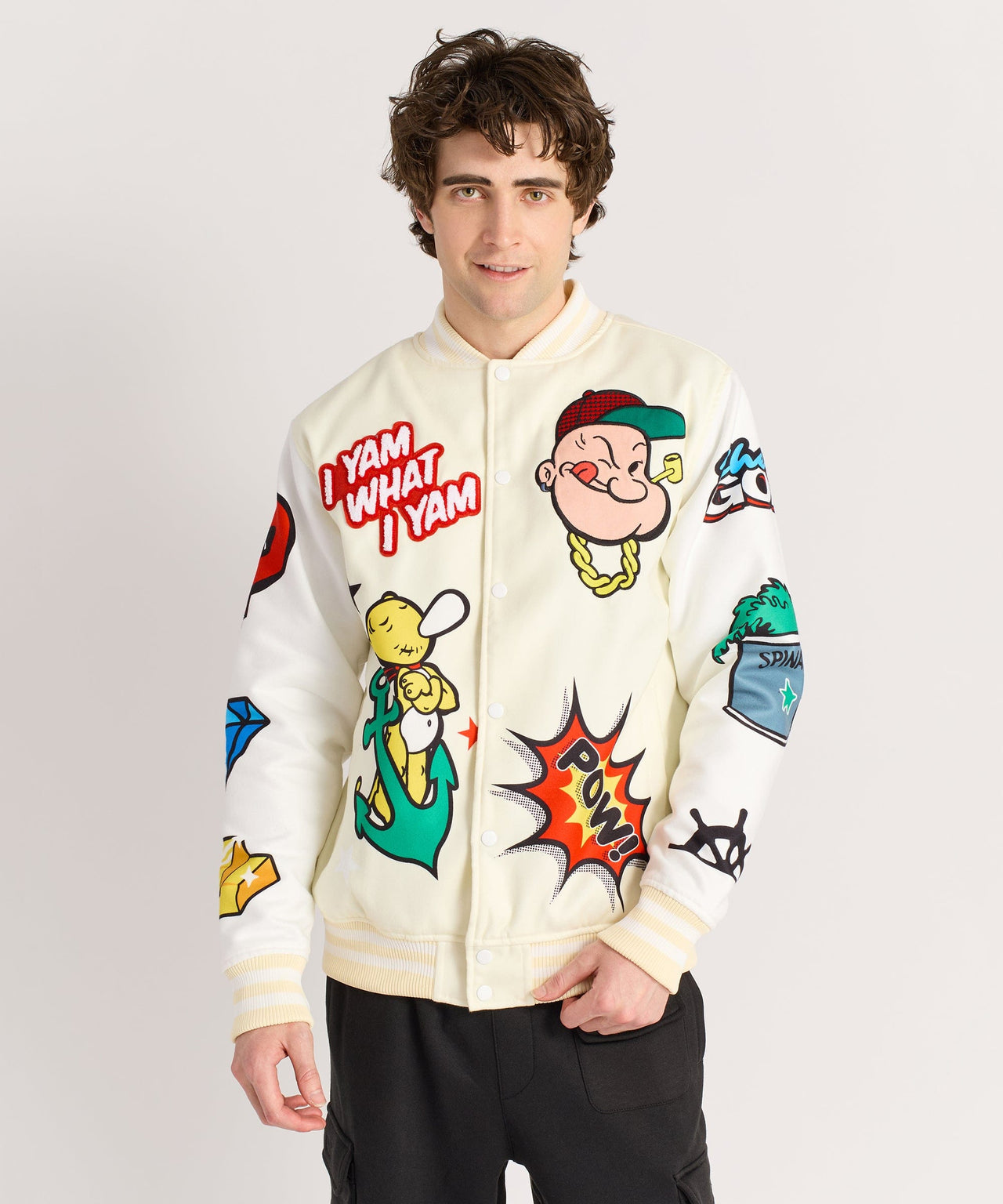 Popeye I Yam Varsity Jacket