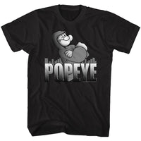 Thumbnail for POPEYE-HOODIE POPEYE-BLACK ADULT S/S TSHIRT