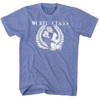 Thumbnail for POPEYE-WOP-LIGHT BLUE HEATHER ADULT S/S TSHIRT