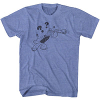 Thumbnail for POPEYE-WHAD-LIGHT BLUE HEATHER ADULT S/S TSHIRT