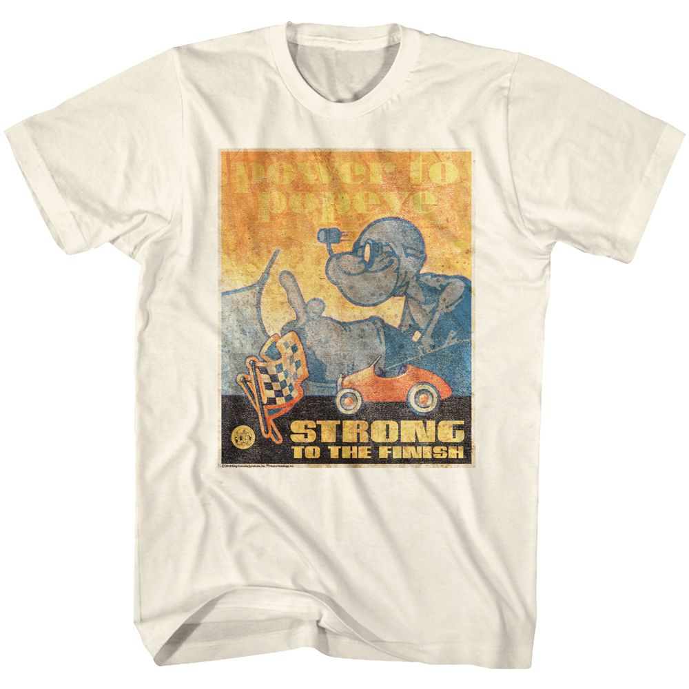 POPEYE-POWER TO POPEYE-NATURAL ADULT S/S TSHIRT