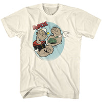 Thumbnail for POPEYE-TATTOOS-NATURAL ADULT S/S TSHIRT