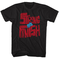 Thumbnail for POPEYE-TO THE FINISH-BLACK ADULT S/S TSHIRT