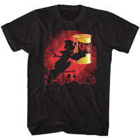 Thumbnail for POPEYE-SILHOUETTE-BLACK ADULT S/S TSHIRT