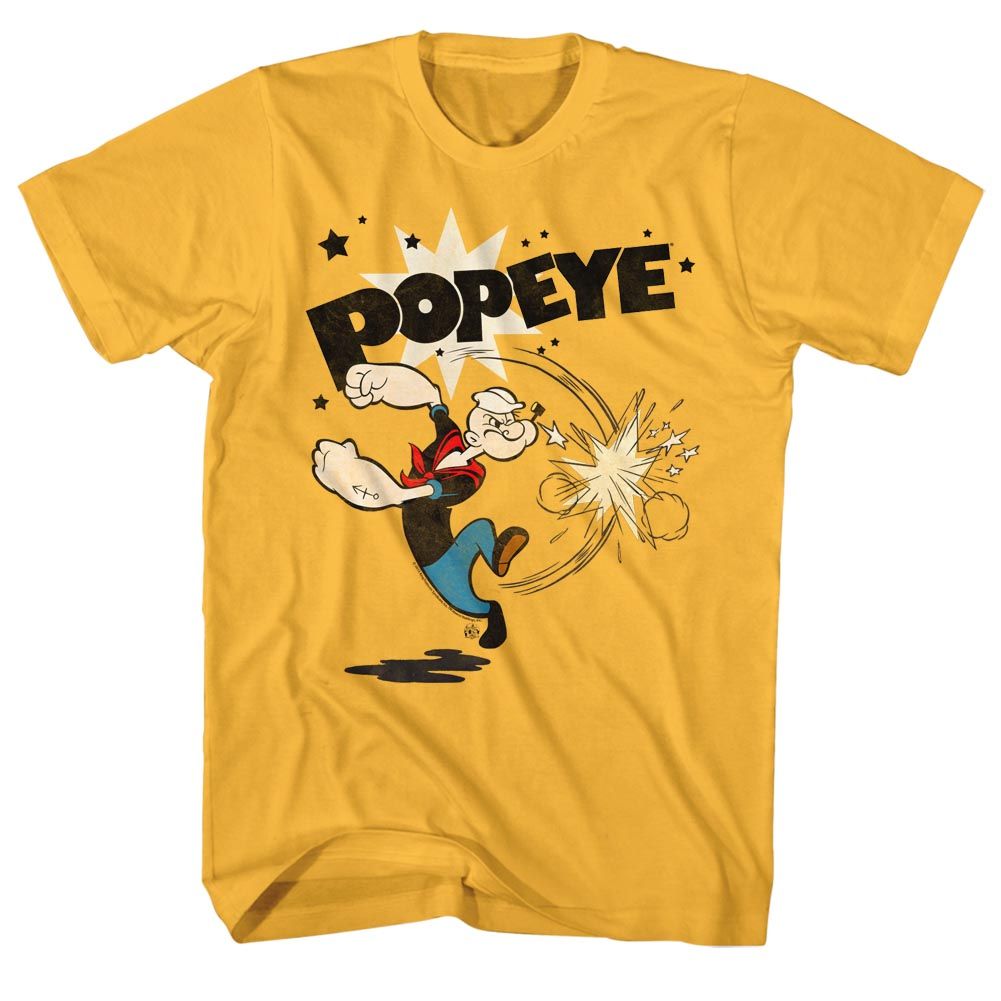 POPEYE-PUNCH-GINGER ADULT S/S TSHIRT