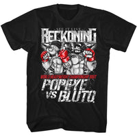Thumbnail for POPEYE-RECKONING-BLACK ADULT S/S TSHIRT