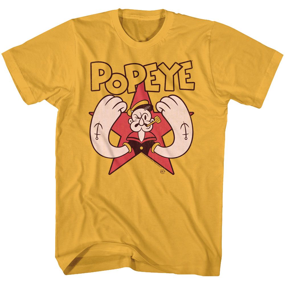 POPEYE-ARMS-GINGER ADULT S/S TSHIRT
